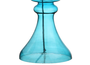 Madeline 35" Curved Glass LED Table Lamp - JONATHAN Y